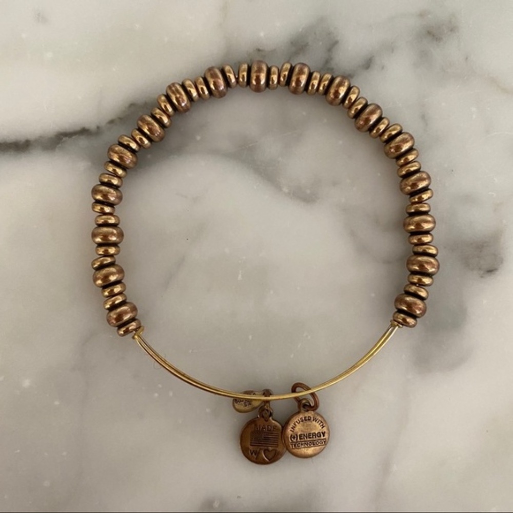 ALEX AND ANI Rocker Beaded Bangle - Picture 4 of 7